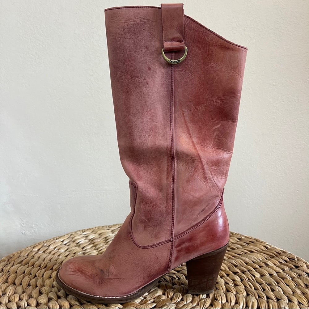 Vintage Destroy Heeled Boots - Picture 12 of 16